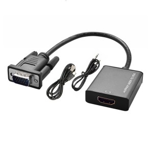تبدیل VGA به HDMI همراه با کابل AUX و پاور